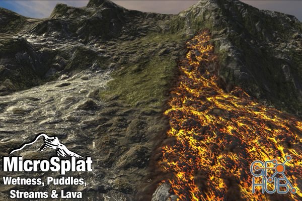 MicroSplat – Puddles, Streams, Lava & Wetness v2.7