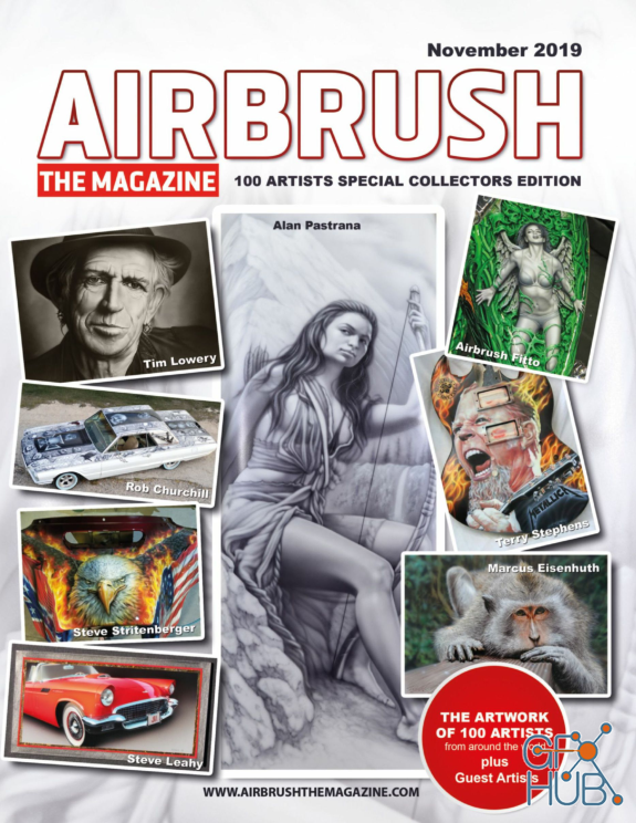 Airbrush The Magazine – 100 Artists Special Collectors Edition – November 2019 (PDF)