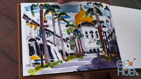 Skillshare – How to Draw on Location: An Urban Sketching Course