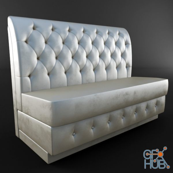 Gabinete capitonado (max, fbx)