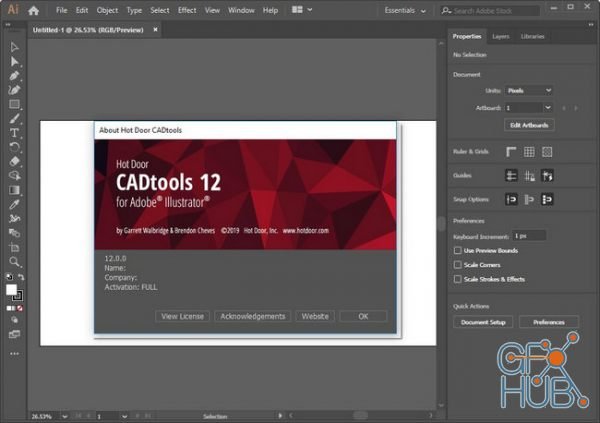 Hot Door CADtools v12.1.2 for Adobe Illustrator Win x64