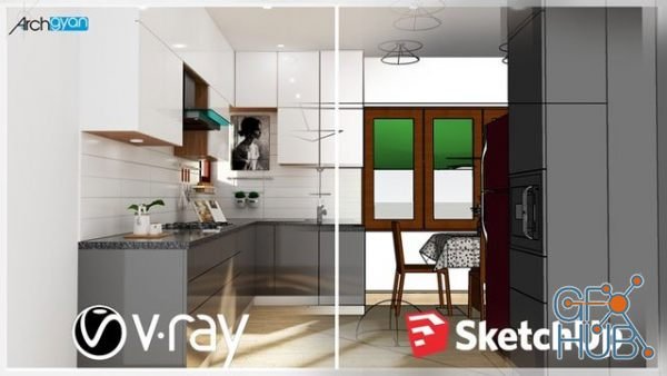 Udemy – Vray Next + Sketchup 2019: Creating a Kitchen for Beginners