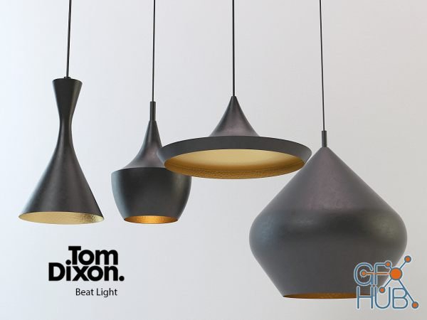 Tom Dixon Beat lights set (max, fbx)