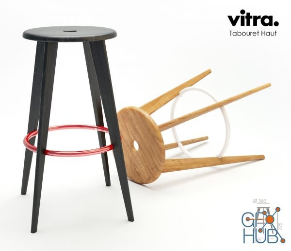 Vitra Tabouret Haut (max, obj)