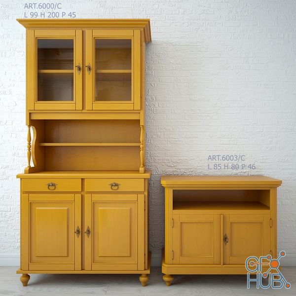 Wardrobe and TV Stand Arteferretto
