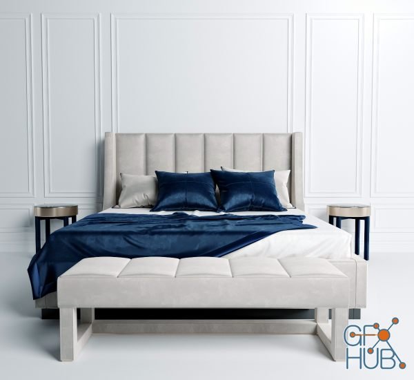 LONGHI KUBRICK bed (max 2012 Corona)