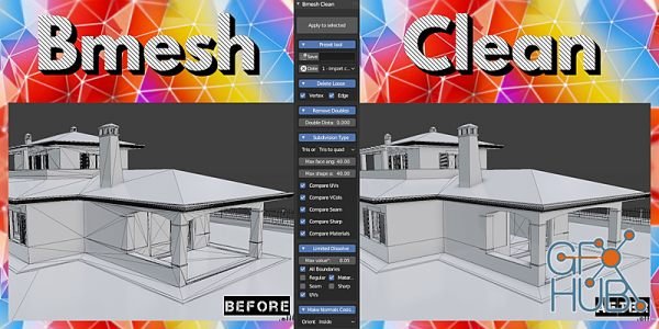 Blender Market – Bmesh Clean Add-On