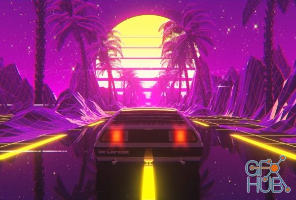 Skillshare – Create A Retro Delorean Loop in Cinema 4D and After Effects