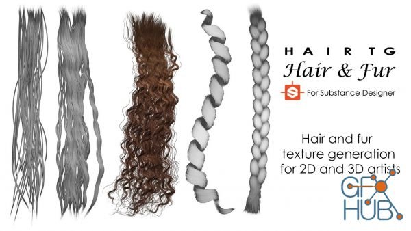 HairTG – Hair & Fur for Substance Designer