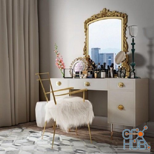 Dressing Table & Cosmetic Set (max)