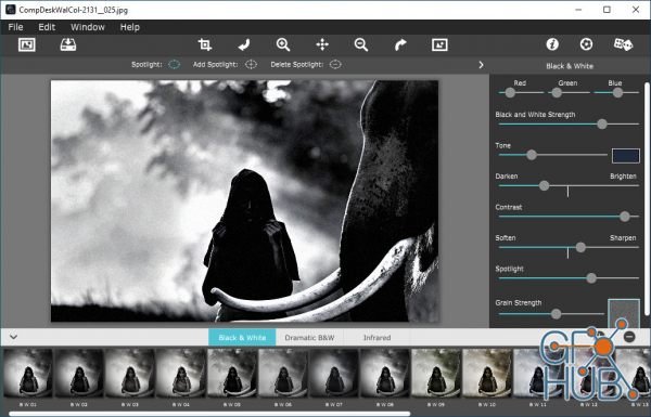 JixiPix Dramatic Black and White 2.6.5