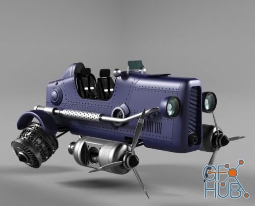 CAR Dragonfly (max 2011, fbx)