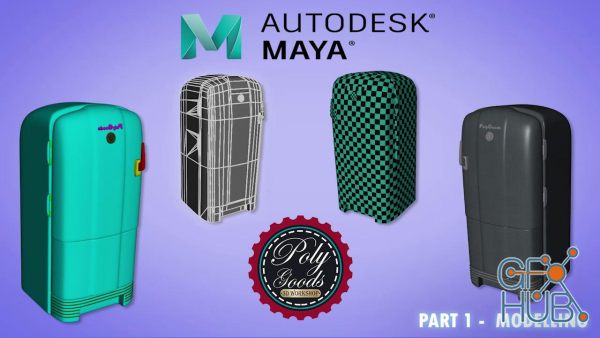 Skillshare – Vintage Fridge: Autodesk Maya Complete Modelling Course