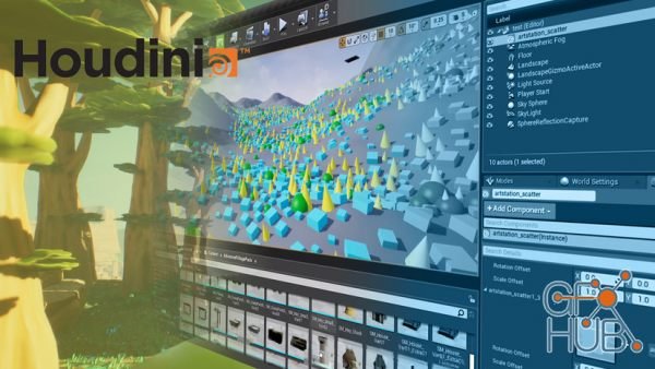ArtStation – Introduction to Houdini – Procedural Scattering & Houdini in UE4
