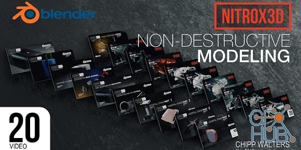 Blender Market – NITROX3D Non-Destructive Blender Modeling Course