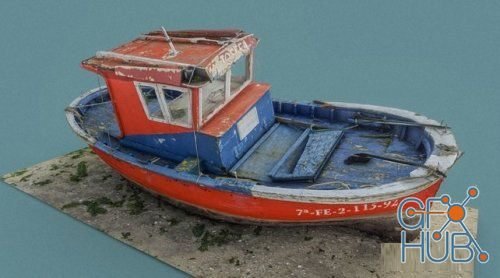 Old Boat (obj, tex)