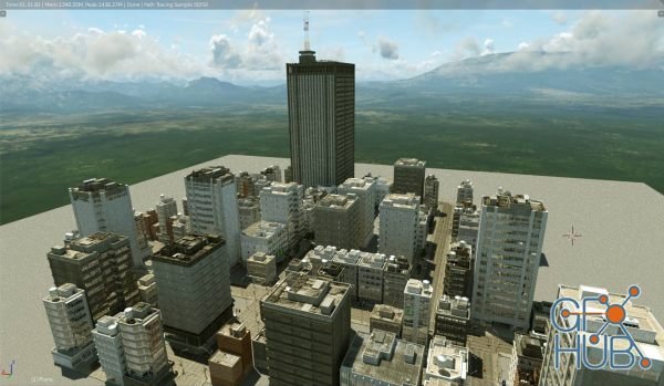 SceneCity v1.7.0 Plugin for Blender 2.80-2.81