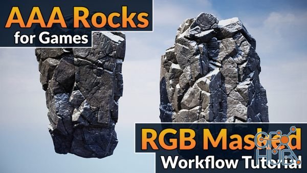 Gumroad – AAA Rocks for Games – RGB Masked Workflow Tutorial