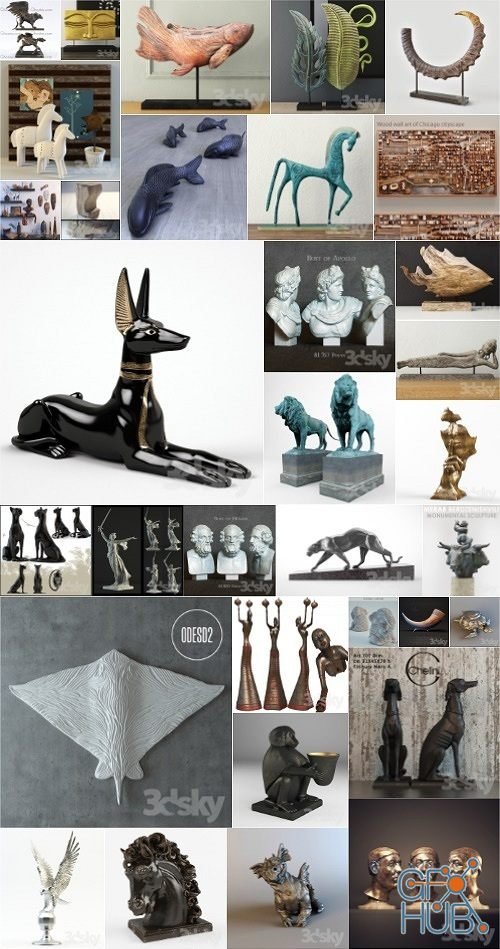 3DSky PRO – Sculpture 3D Models Volume 1-2