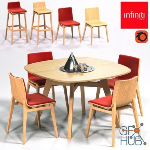 Furniture set Infiniti Emma Series (max 2011, fbx)