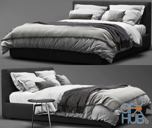 Meridiani Stone Plus Bed (max)