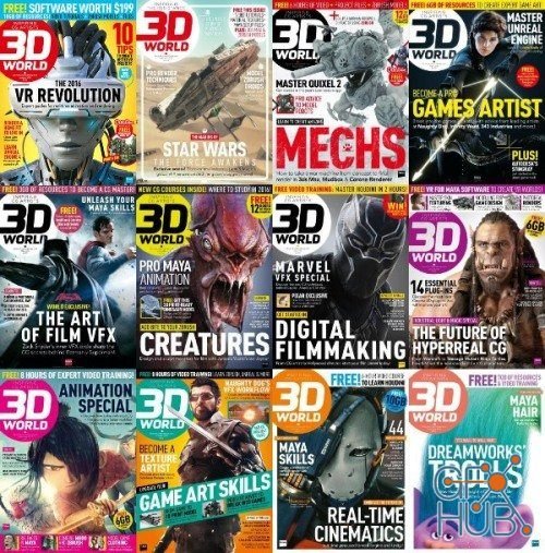 3D World 2011 to 2020 Full Year Issues Collection