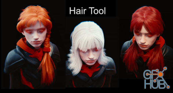 Gumroad – Hair Tool v2.20 for Blender 2.82+