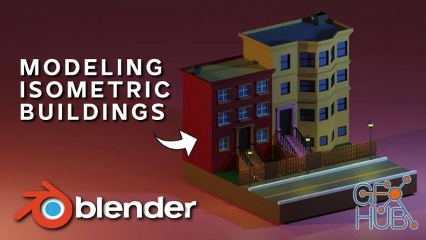 Skillshare – Create isometric buildings with blender