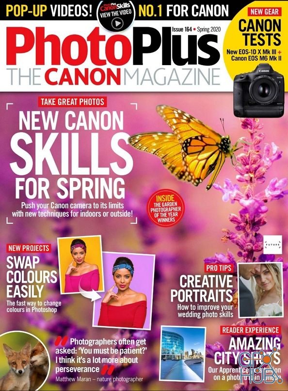 PhotoPlus – The Canon Magazine – Issue 164, Spring 2020 ()PDF)