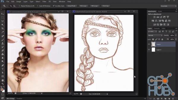TutsPlus – Digital Portrait Painting in Adobe Photoshop