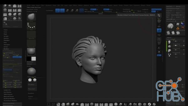 Skillshare – Make Very Own Custom Hair Brush And Hairstyle To Your Character In Zbrush