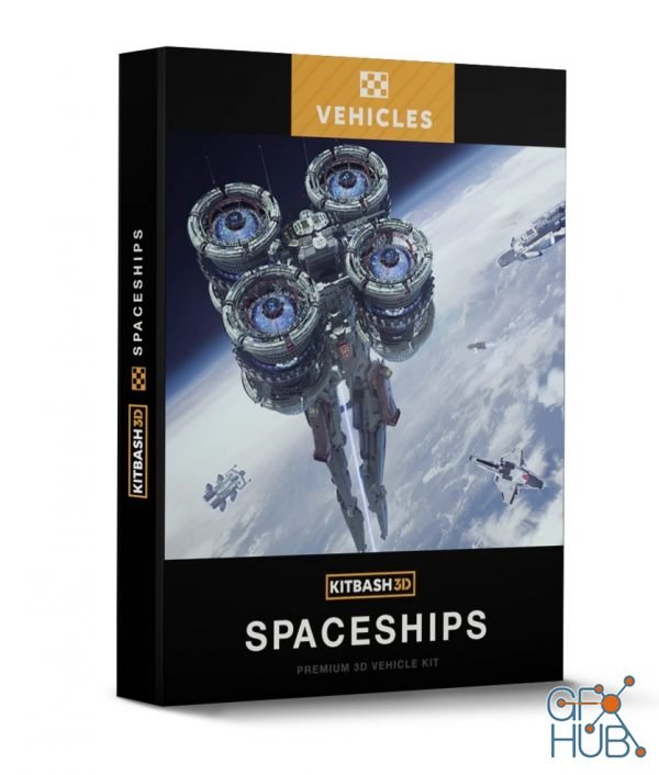 Kitbash3D – Veh: Spaceships