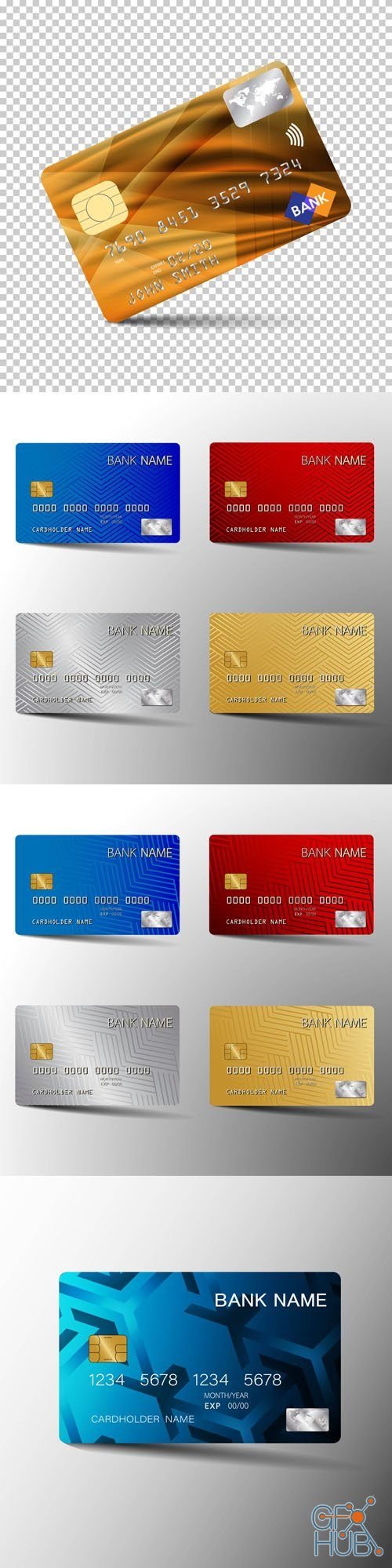 Credit Cards Vector Collection