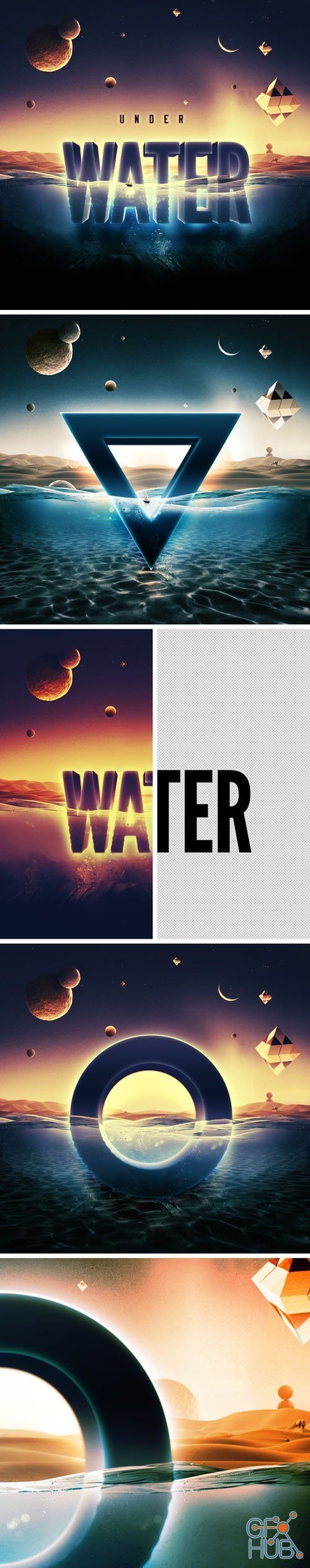 Underwater Photoshop Text Effect