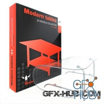 10ravens - 3D Models collection 004 Modern tables 01