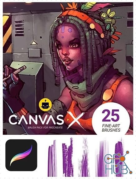 Frankentoon – Canvas X Brush Pack for Procreate