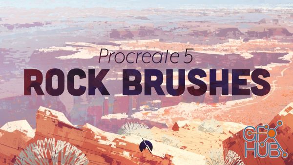 ArtStation Marketplace – ROCK Brushes – 14 Custom Brushes for Procreate 5