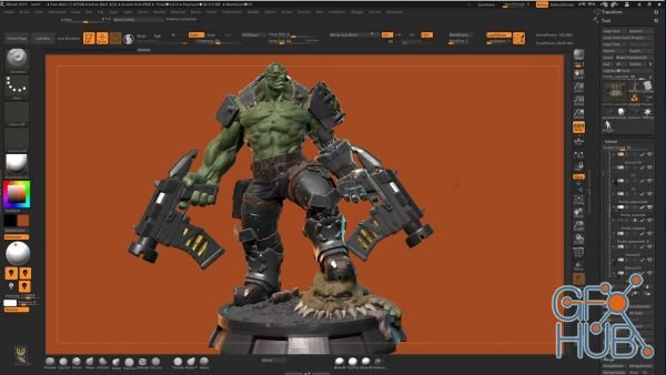 Udemy – Orc Cyborg Character Creation in Zbrush