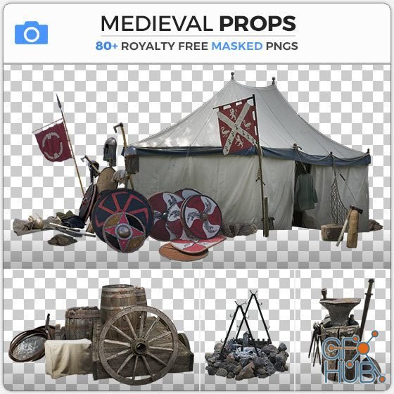 PHOTOBASH – Medieval Props