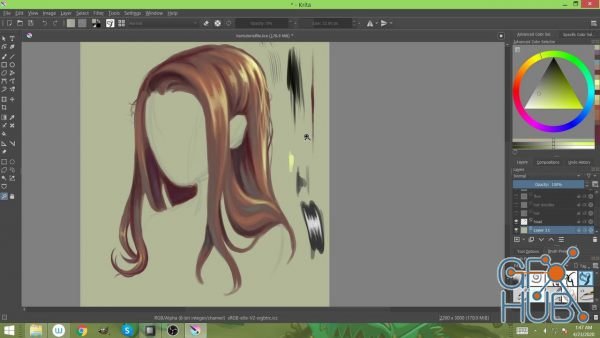 Skillshare – Digital Painting: Hair