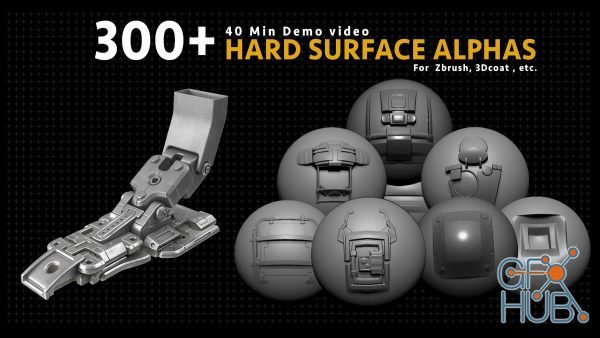 ArtStation Marketplace – 300+ Hard Surface Alphas / Demo Video