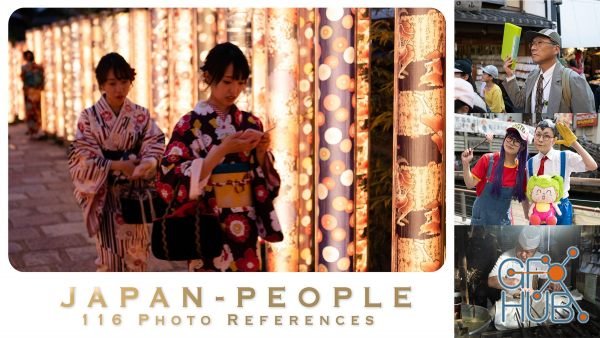 ArtStation Marketplace – JAPAN – PEOPLE – 116 photo references