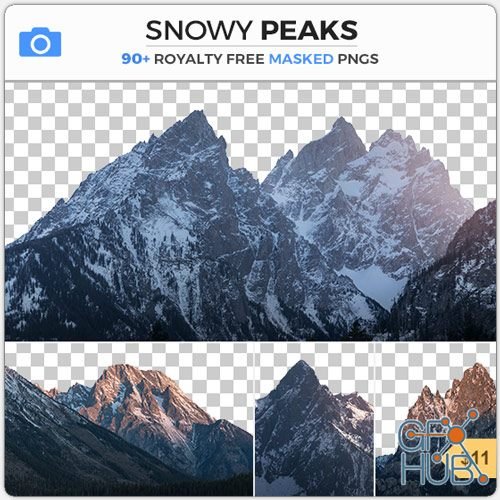 PHOTOBASH – Snowy Peaks