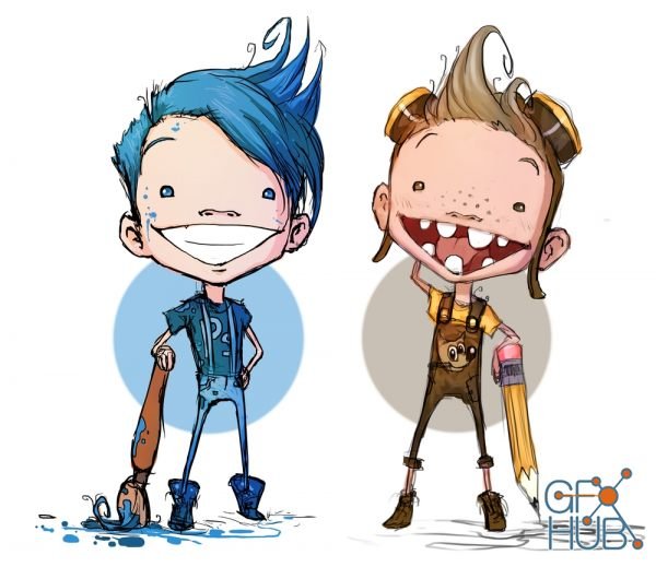 CGCookie – Stylized Character Concept Art – The Software Brothers