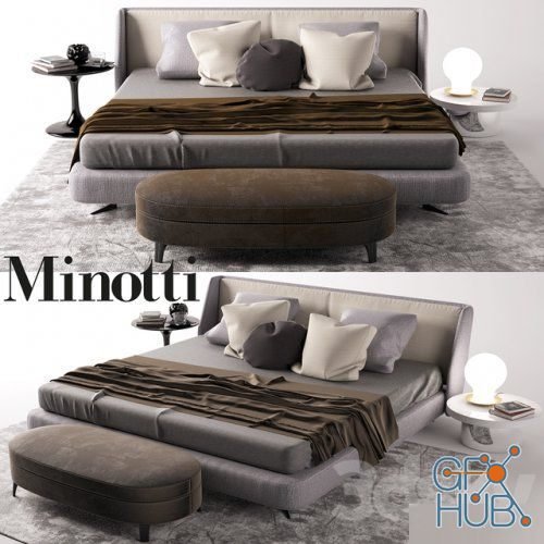 Minotti bed 1