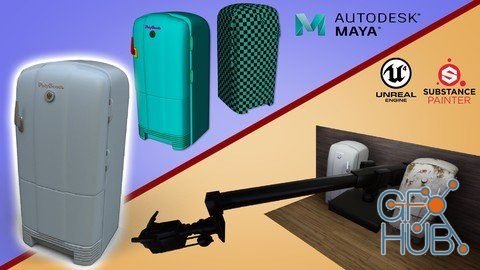 Udemy – Vintage Fridge: 3D Modelling a game asset – Complete Course (Updated 2020)