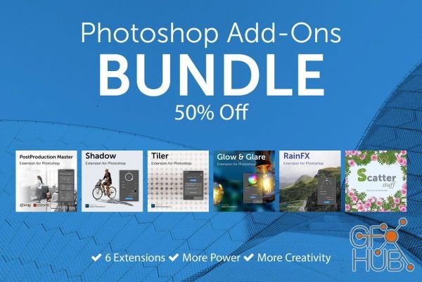 Creativemarket – Photoshop Add-Ons Bundle By BBTools