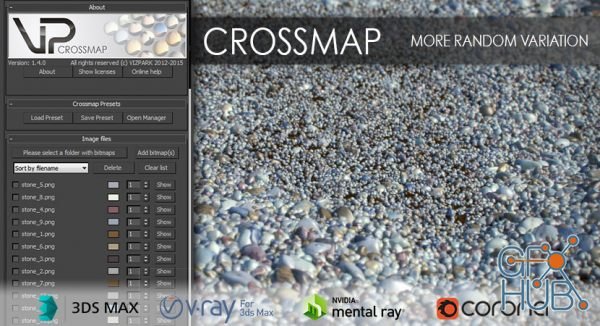 VIZPARK Crossmap v1.2.4.0 3ds Max 2010 to 2013 Win x64