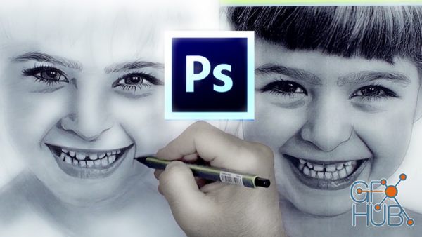 Udemy – Realistic Drawing of Funny girl + Photoshop