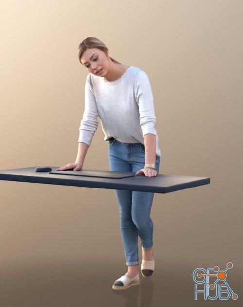 Standing Office Girl Ramona 10074